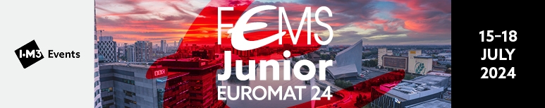 Call for Abstracts extended – FEMS Junior EUROMAT 2024