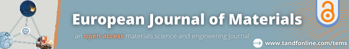 European Journal of Materials is indexed in Scopus