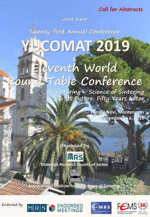 YUCOMAT & WRTCS 2019 abstract deadline extended