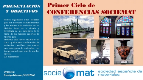 SOCIEMAT starts the First Cycle of Conferences with 5 talks by prestigious experts