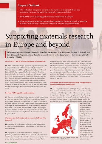 FEMS discusses international collaboration and materials research in Europe and beyond